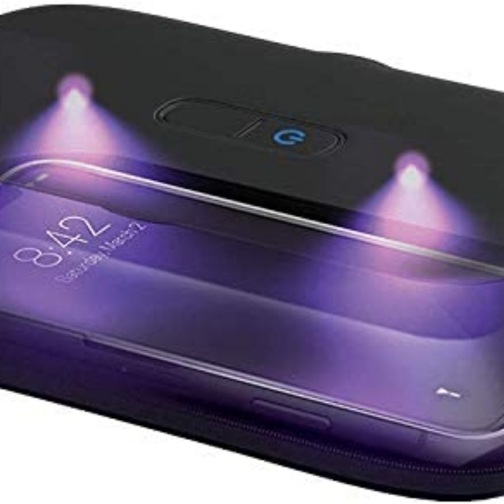 HoMedics UV Clean Phone Sanitizer, UV Light Sanitizer, for Cell phone, Black